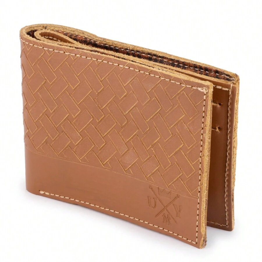 Use Young Small Basic Leather Wallet With Card Holder And Notes - Lạc đà - Xem 1
