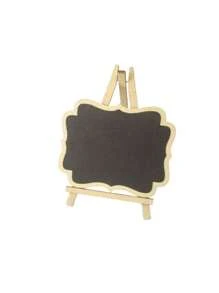 Kit 2 MDF Tripod Blackboard 15x10cm Blackboard Decoration For Wedding Birthday Parties Small Blackboard - Nhiều màu - Xem 1