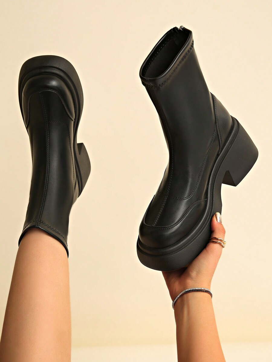 ThickSoled Boots For Women, Super Popular Suede Platform Short Boots