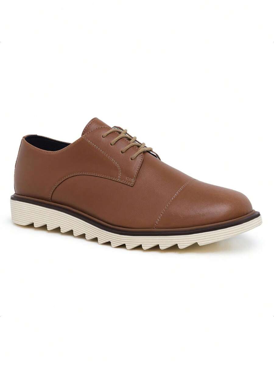 Sandro Moscoloni Gustavito Derby Men's Casual Shoe - màu nâu - Xem 1