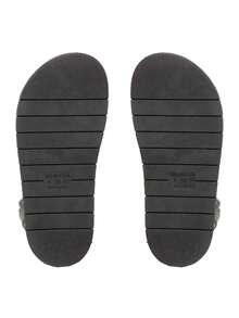 Flatform Sandal Micro Expanded Spikes Ankle Buckle Lightweight Durable! - 黑色 - 查看 5