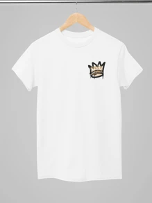 Jesus Is King Unisex Yeshua Jesus Christian Conference  T-Shirt 100% Cotton Gospel - 白色 - 查看 2