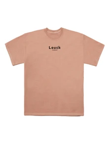 KIT 2 Basic Boy's T-Shirt Ages 4 To 14 Premium Cotton Men's Black With Beige - 米色 - 查看 3