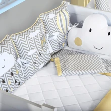 American Crib Kit 100% Cotton 200 Threads Embroidery 09 Pieces Iris - Màu vàng - Xem 2