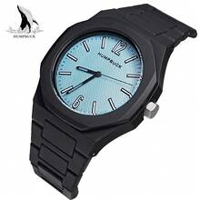 HUMPBUCK Watch Sport Fashion Quartz Casual Light Waterproof Business Swimming Men's Wristwatch New Original Silicone Strap - Blue - View 2