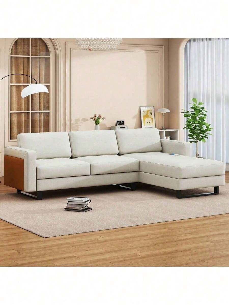 SOFA The Best Choice Products Upholstered Sectional Sofa For Families