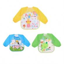 1/3/6 Packs Kids Art Smock Long Sleeve Waterproof Painting Apron For Kids Paint Clothes Artist Aprons Art Supplies