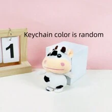 Jungle Animal Mini Doll Tiger Lion Elephant Monkey Cow Plush Doll, Christmas Pendant, Backpack Pendant, Car Pendant - Multicolor - View 12