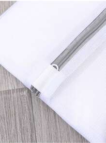 4pcs/Set Mesh Laundry Bag, White Polyester Washing Machine Laundry Bag For Bathroom Dress Pants Shoes Jeans Boots Skirt,Spring,Minimalist,Summer Tops - White - View 2