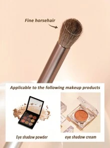 3 Sets Of Soft Eye Makeup Brushes, Including Eye Shadow Brush, Fluorescent Brush, Daubing Brush, Fine Horse Hair Eye Shadow Makeup Tools