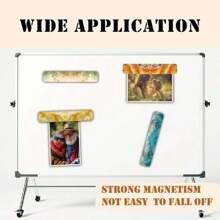 12pcs Assorted Marble Design Magnetic Bookmarks - Page Markers For Readers, Students, Teachers & Office Use Back To School