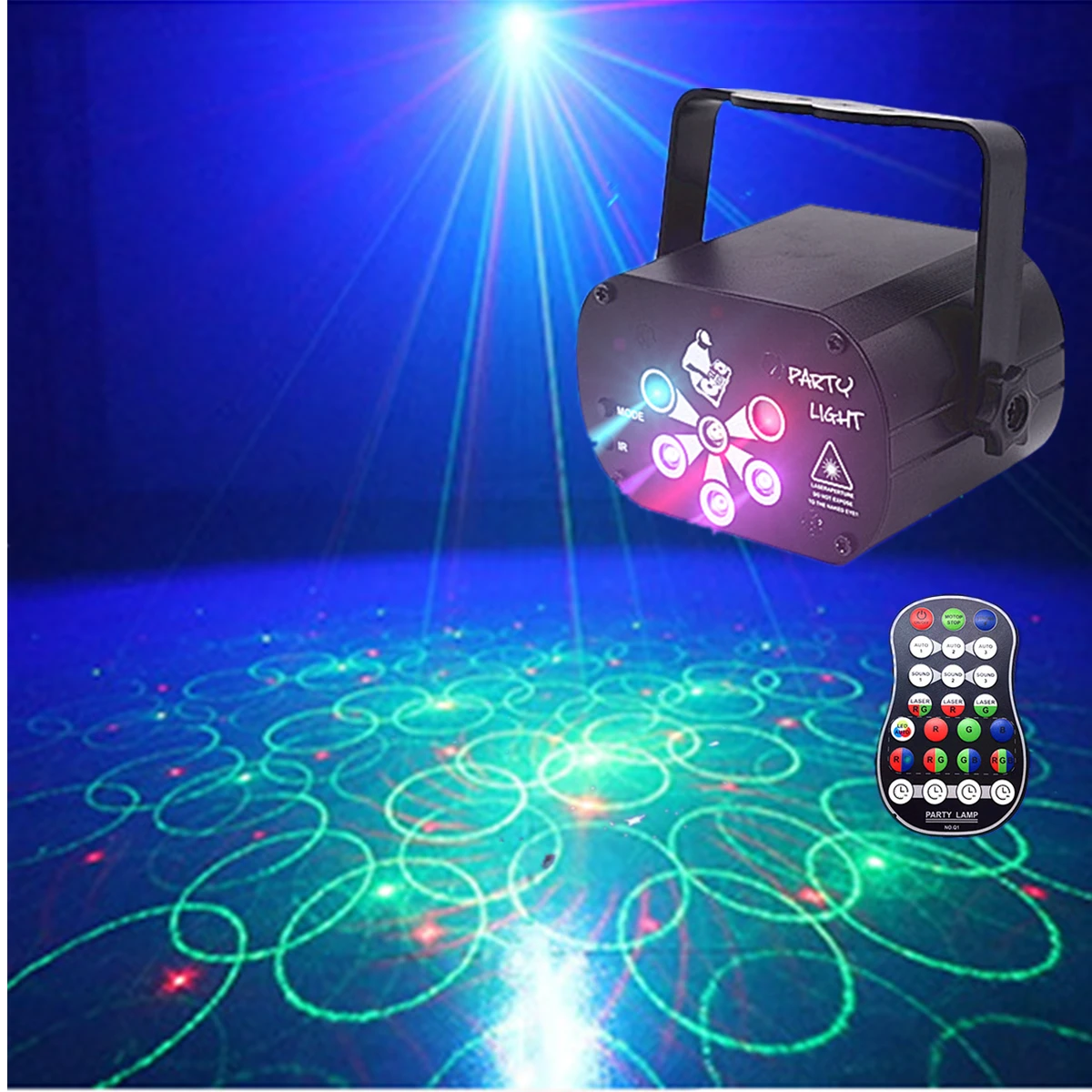 Party Light Stage Strobe Light DJ Disco Light LED Voice Controlled