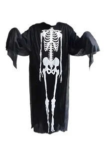 1/2pcs Piece Holiday Dress Up; Carnival Costume; Ghost Festival Attire; Skull Head Dress; Ghost Costume; Masquerade Party Outfit; Skeleton; Carnival Performance Outfit; Party Event Performance Halloween