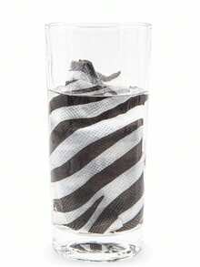 1 pieza de papel higiénico con textura 3D impresa, patrón de cebra de colores, diseño creativo para uso doméstico - Multicolor - Ver 5