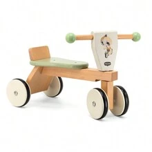 Tiny Love Boho Chic Wooden Children's Tricycle - 摩卡棕 - 查看 1