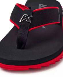 Kenner Kivah DLK Cushy Men's And Women's Flip Flops - 紅/黑 - 查看 5