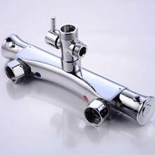 WUPYI Miscelatore termostatico doccia automatico moderno, rubinetto miscelatore termostatico automatico per doccia, accessori per doccia, decorazione bagno di casa per l'estate