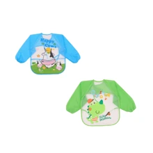 1/3/6 Packs Kids Art Smock Long Sleeve Waterproof Painting Apron For Kids Paint Clothes Artist Aprons Art Supplies
