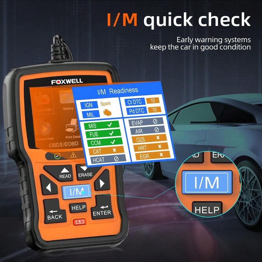 Foxwell NT301 OBD2 Scanner Code Reader OBD II Check Engine Automotive