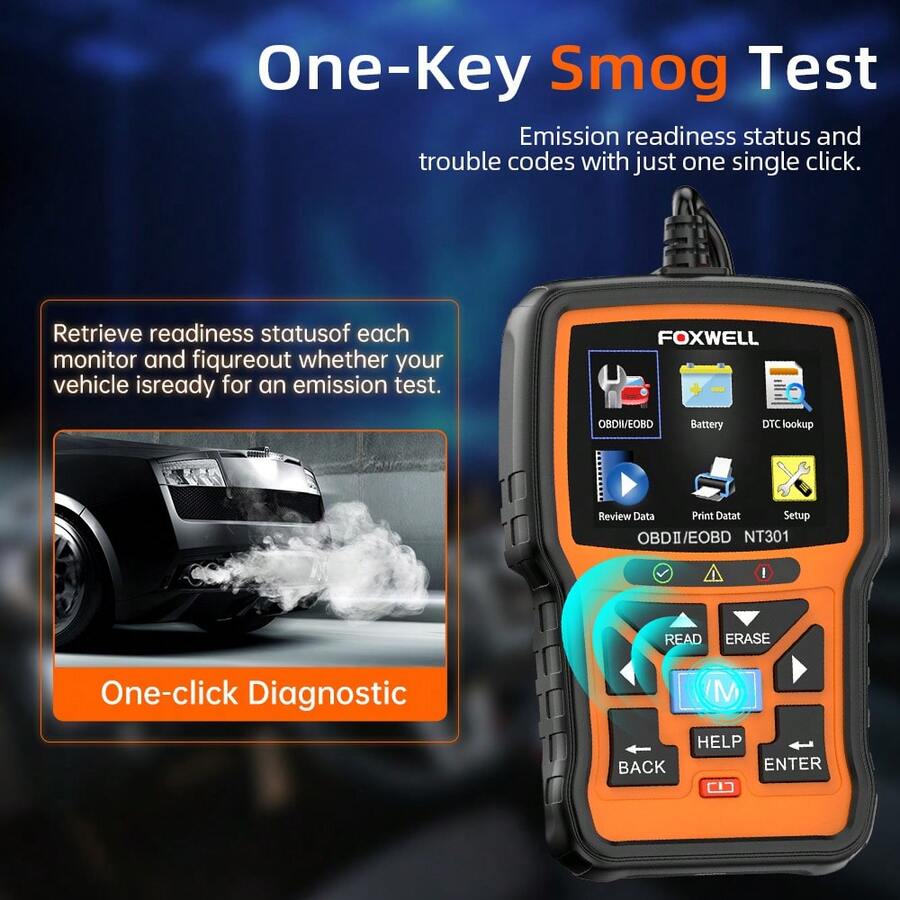 Foxwell NT301 OBD2 Scanner Code Reader OBD II Check Engine Automotive