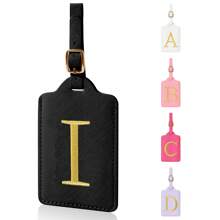 Thẻ hành lý viết tắt cá nhân cho vali, Thẻ hành lý dễ thương bằng vải nhung có nắp đậy riêng tư, Thẻ hành lý thêu cho túi du lịch Quà tặng cho phụ nữ, trẻ em, thanh thiếu niên, Thẻ hành lý Phụ kiện du lịch Đồ dùng du lịch thiết yếu Tổ chức du lịch cho kỳ nghỉ hè ở bãi biển Quay lại trường - màu đen - Xem 30
