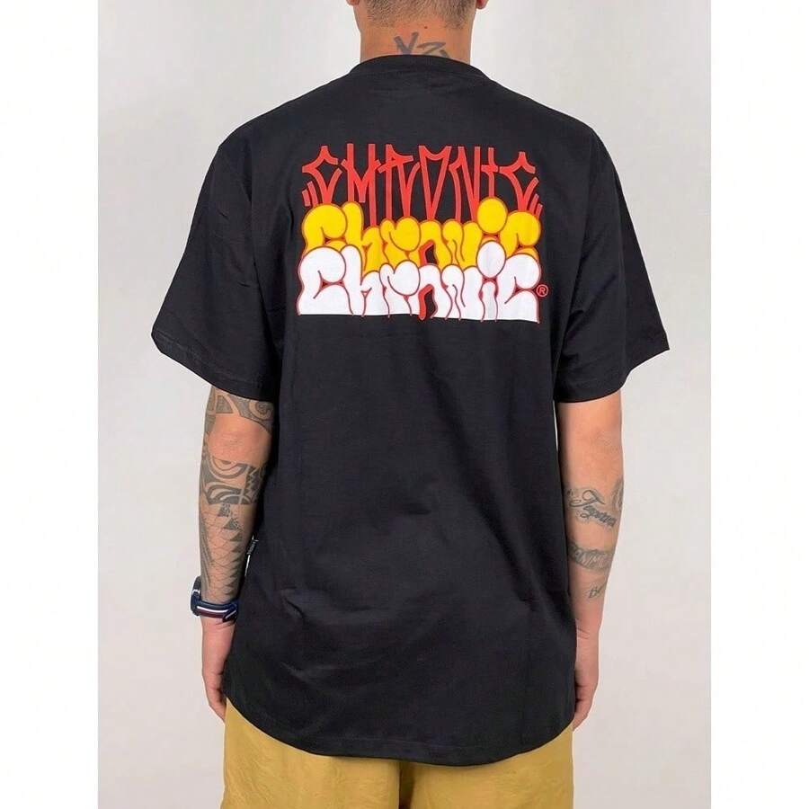 Unisex Pichos T-Shirt 100% Cotton Streetwear New Release Shipping Various Colors!! PLUS SIZE - 黑色 - 查看 1