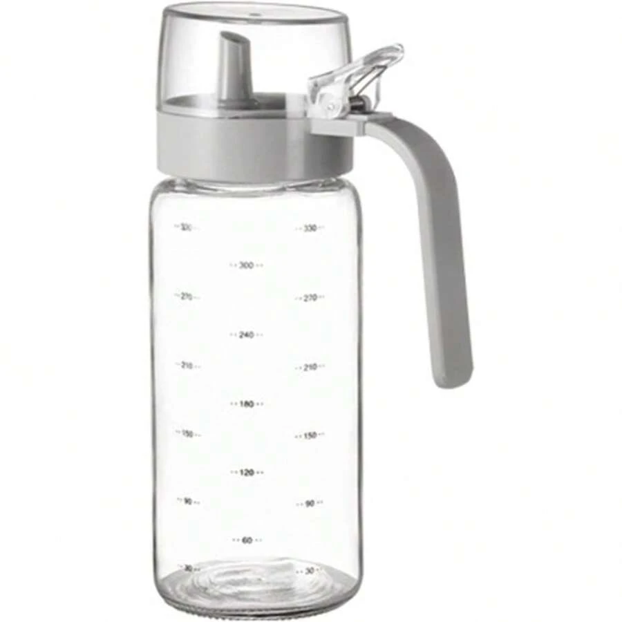 500ml Glass Oil Pot Leakproof Condiment Dispenser Bottle - 灰色 - 查看 1