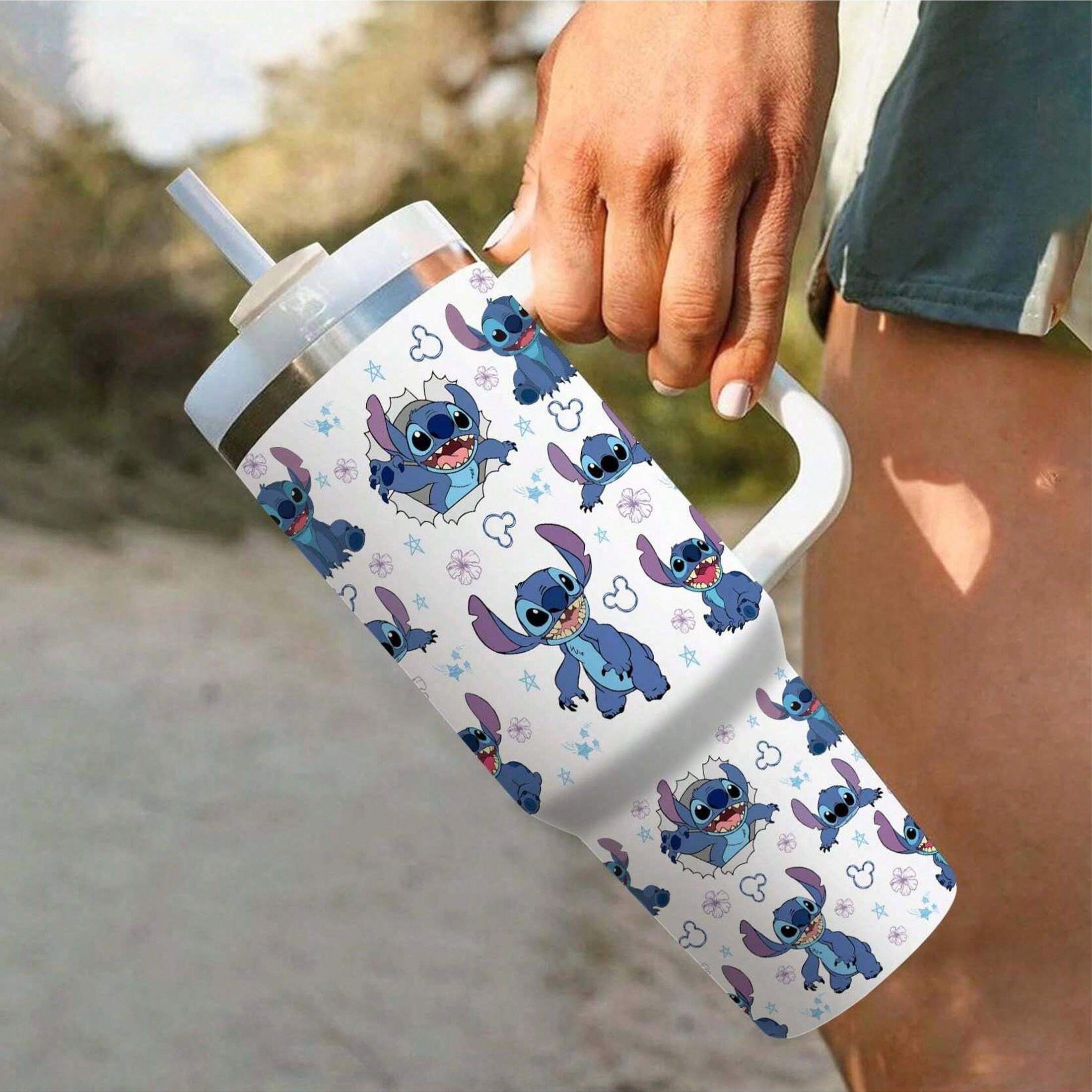 1PC &Disneyed UME 40oz Stainless Steel Water Bottle With Handle, Stitch