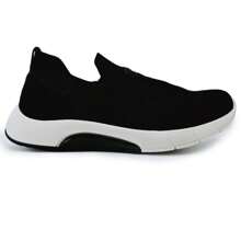 Modare Knit Ultracomfort Sports Sock-Type Sneakers - Đen và trắng - Xem 1