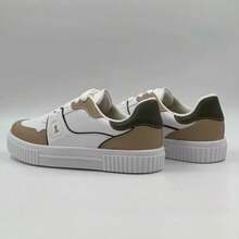 Vizzano Women's Comfortable Casual Sneakers - 白色/米色 - 查看 3