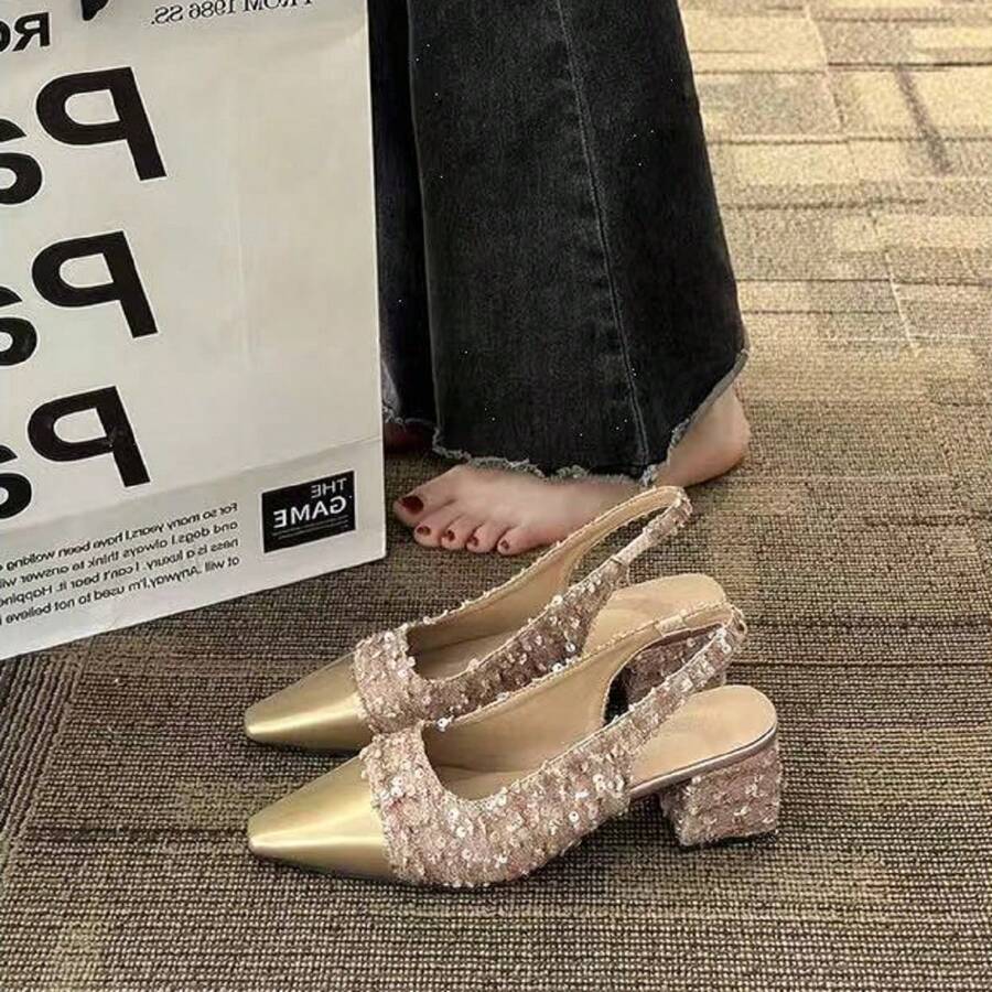 Women's Mary Jane High Heel Shoes, Retro Style Pumps, Chunky Heel, 2024