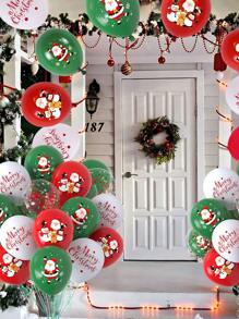 17/31 quả bóng bay Giáng sinh vui vẻ, Bộ bóng bay trang trí Giáng sinh, Trang trí nền tiệc Giáng sinh, Trang trí máy tính để bàn Giáng sinh, Bộ vòng hoa bóng bay Giáng sinh, Giáng sinh - Nhiều màu - Xem 6