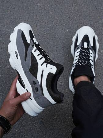 Neue Mode 2024 Athletische Sneaker Stiefel für Herren, bequeme atmungsaktive Strickschuhe mit rundem Zehenbereich und Schnürung, geeignet für Teenager Lässig im Sommer, Outdoor Sport, Urlaubs-Reisen, Abschlussgeschenke oder Geburtstags-Accessoires, Fitnessstudio