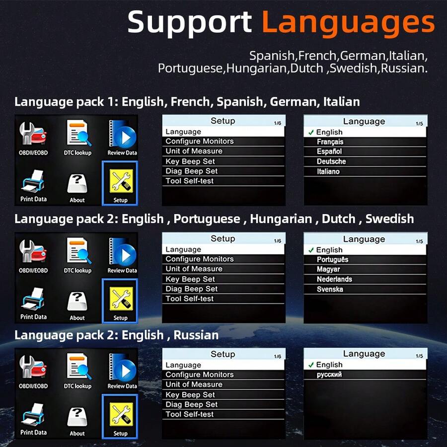 Foxwell NT301 OBD2 Scanner Code Reader OBD II Check Engine Automotive
