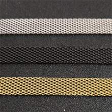 Collar de cadena de malla plana para mujer y hombre, collar de hueso de acero inoxidable dorado/plateado/negro, collar, collar, collar, collar, joyería, regalo de boda y festividades