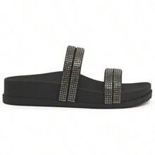 Kit 2 Pairs Of Children's  Flatform Sandals For Girls - 黑色 - 查看 7