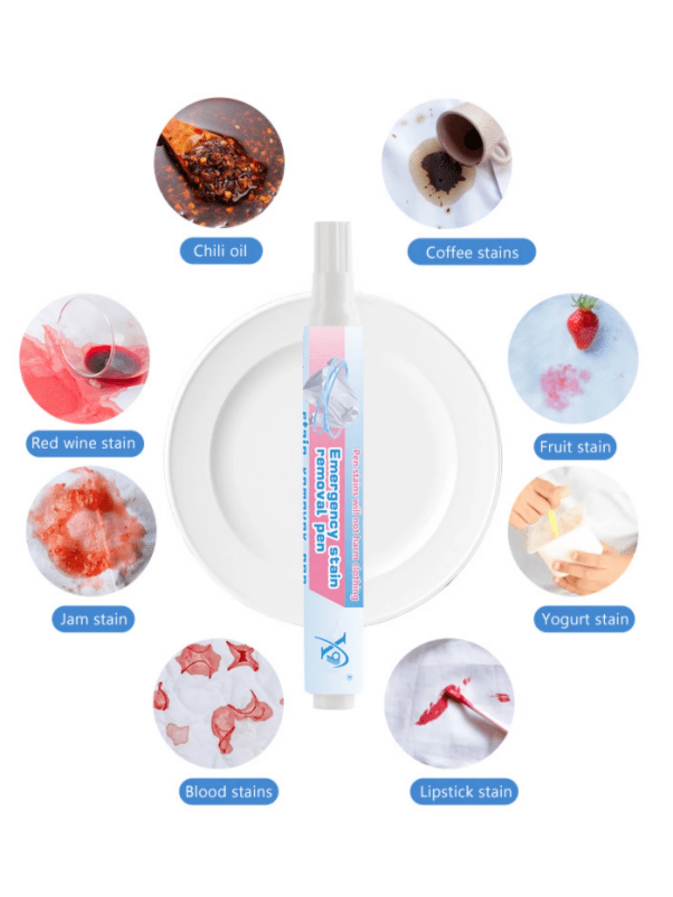 Clothes Emergency Stain Remover Pen Grease Stain Removal And Cleaning