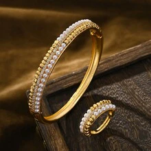 新款女士手链、戒指和首饰套装，具有波西米亚风格和 Crush 系列，适合日常佩戴和节日礼物 - 查看 4