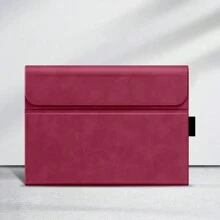 Carcasa/estuche/funda protectora compatible con Microsoft Surface Pro 10 9 8 7 6 5 4 2 en 1 Laptop, Go 4 3 2 1 Tablet, cubre teclado - Rosa Fucsia - Ver 2