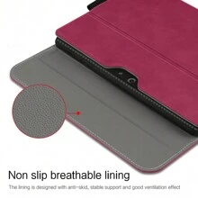 Carcasa/estuche/funda protectora compatible con Microsoft Surface Pro 10 9 8 7 6 5 4 2 en 1 Laptop, Go 4 3 2 1 Tablet, cubre teclado - Rosa Fucsia - Ver 7