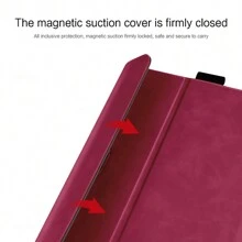 Carcasa/estuche/funda protectora compatible con Microsoft Surface Pro 10 9 8 7 6 5 4 2 en 1 Laptop, Go 4 3 2 1 Tablet, cubre teclado - Rosa Fucsia - Ver 9