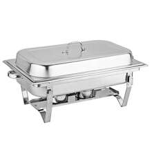 WUPYI 3 * 3L Chafing Dish Buffet Food Pan Set Stainless Steel Catering Food Warmer - Bạc - Xem 4