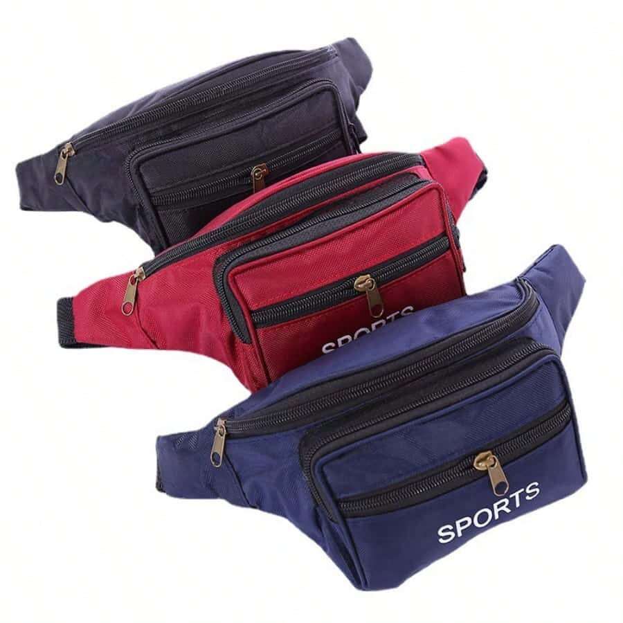 1 chiếc túi đeo hông phong cách công sở đơn giản, túi đựng đồ thể thao ngoài trời, ví, túi đeo thắt lưng đựng điện thoại di động, quà tặng du lịch ngày lễ tình nhân ngày lễ xuân hè năm mới của Trung Quốc - Nhiều màu - Xem 1