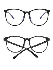 1pc Transparent Lens Reading Glasses Frame For Computer, TV, Game, Phone - Unisex - Multicolor - View 3