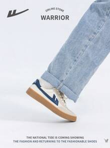 Women's Sporty Front Lace Up Skate Shoes,Casual Outdoor Low-Top Color Block Non-Slip Comfortable Sneakers, Design