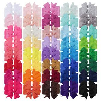 24 pezzi Mollette per capelli a forma di farfalla in colori attutiti, set semplice di accessori per capelli per ragazze, colori casuali