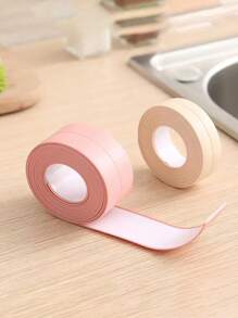 1PC Waterproof Mildew-Proof Toilet Caulk Strip, Self-Adhesive Sealing Tape For Kitchen Bathroom, Bathroom Waterproof Tape To Avoid Wet, Kitchen Sink Beautiful Seam Stickers Bathroom Decor Summer
