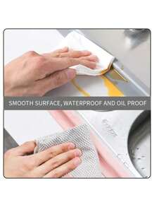 1PC Waterproof Mildew-Proof Toilet Caulk Strip, Self-Adhesive Sealing Tape For Kitchen Bathroom, Bathroom Waterproof Tape To Avoid Wet, Kitchen Sink Beautiful Seam Stickers Bathroom Decor Summer