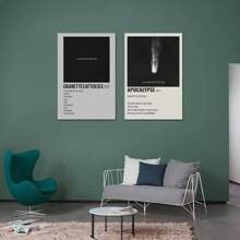 1 件香烟音乐专辑启示录海报，独特的个性化音乐封面帆布海报，墙壁艺术印刷品，朋友礼物，适用于家居装饰卧室装饰，无框架 - 彩色 - 查看 7