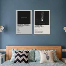 1 件香烟音乐专辑启示录海报，独特的个性化音乐封面帆布海报，墙壁艺术印刷品，朋友礼物，适用于家居装饰卧室装饰，无框架 - 彩色 - 查看 8